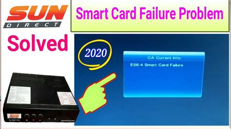 eo6-4 smart card failure|How to fix sun direct E06.